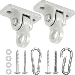 Heavy Duty Porch Swing Hangers Kit with Screws Bolts for Wooden Sets Playground
