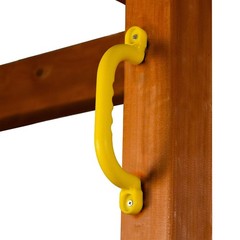 07-0005-Y Plastic Safety Handle Pair Swing Set Attachment- Yellow (Pair)