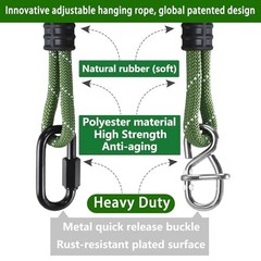 Heavy Duty Tree Swing Rope Adjustable Extendable, Hammock Tree 3.9Ft 1pack