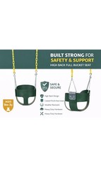 LittleLift Heavy-Duty High Back Full Bucket Toddler Swing Seat