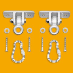 Heavy Duty Swing Set Hangers 2 Pack Easy Assemble Indoor Outdoor Use