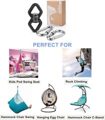 Durable Aluminum Swing Swivel with 30 KN Load Capacity – Perfect for Swinging