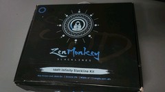ZenMonkey Infinity Slackline Kit 2″ X 100 Foot Longline Slackline Ergo Ratchet