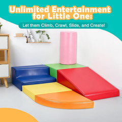 6-Piece Set Baby Foam Climbing Blocks for Toddlers – Baby Climbing Toys for Todd