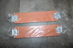 NOS 2 Vintage Playground Swing Seats Heavy Duty Metal Ring Comfortable