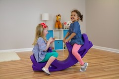 SIMPLAY3 ROCK AND ROLL TEETER TOTTER INDOOR OUTDOOR EASY GRIP HANDLES BACKRESTS