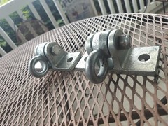 Heavy Duty Swing Hangers – One Pair Galvanized Steel Mounts for Wooden Beams