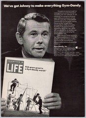 1970 Gym Dandy Vintage Toy Ad Small Children’s Playset Slide Swing Monkey Bars