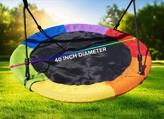 40″ Super Fun Super Saucer Swing, Great for Kids 3-8