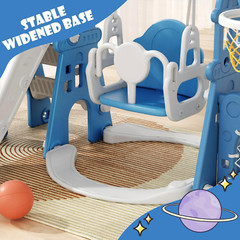 Toddler Swing and Slide Set with Safety Belt, 3-Step Climber – Indoor/Outdoor Pl