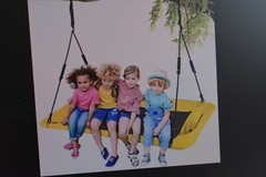 LITTLELOGIQ Tree Swing Set for Kids 59″ 700lb Capacity Yellow Swing PAD Only