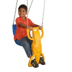Wind Rider Glider Swing Durable Ergonomic Design for Kids Ages 3 Plus Yellow …