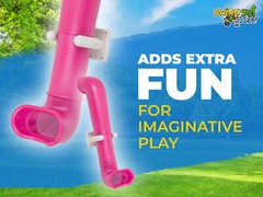 SWING SET STUFF PERISCOPE PINK outdoor child playground accessories playset 0004