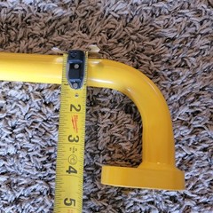 Playground Handle Bar 72″ Rainbow Swing Set Grab Bar Replacement Yellow Metal