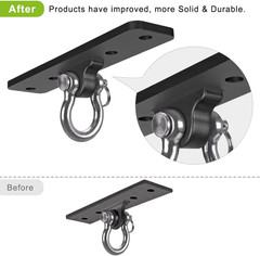 Heavy Duty Ceiling Swing Mount 900LB Hook for Hammock Yoga Rings Punch Bag