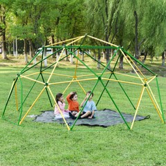 13ft Geometric Dome Climber Kids Climbing Dome Tower Steel Supporting 1000 LBS