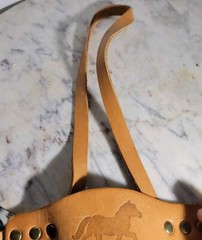Childrens Play Horse Tack Harness Leather Strap Bells Horsey Giddy Up Kids Game