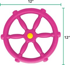 Swing Set Accessories – Pirate Ship Steering Wheel for Kids Outdoor Playhouse…