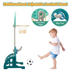 5 in 1 Toddler Slide and Swing Set, Indoor and Outdoor Kids Playset for Toddlers