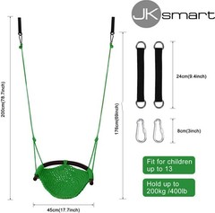 Swing Seat for Kids Heavy Duty Rope Play Secure Children Swing Set,Perfect fo…