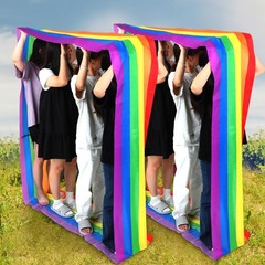 4 Pcs Team Building Games Group Learning Activity Playing Run Mat Colorful Ca…