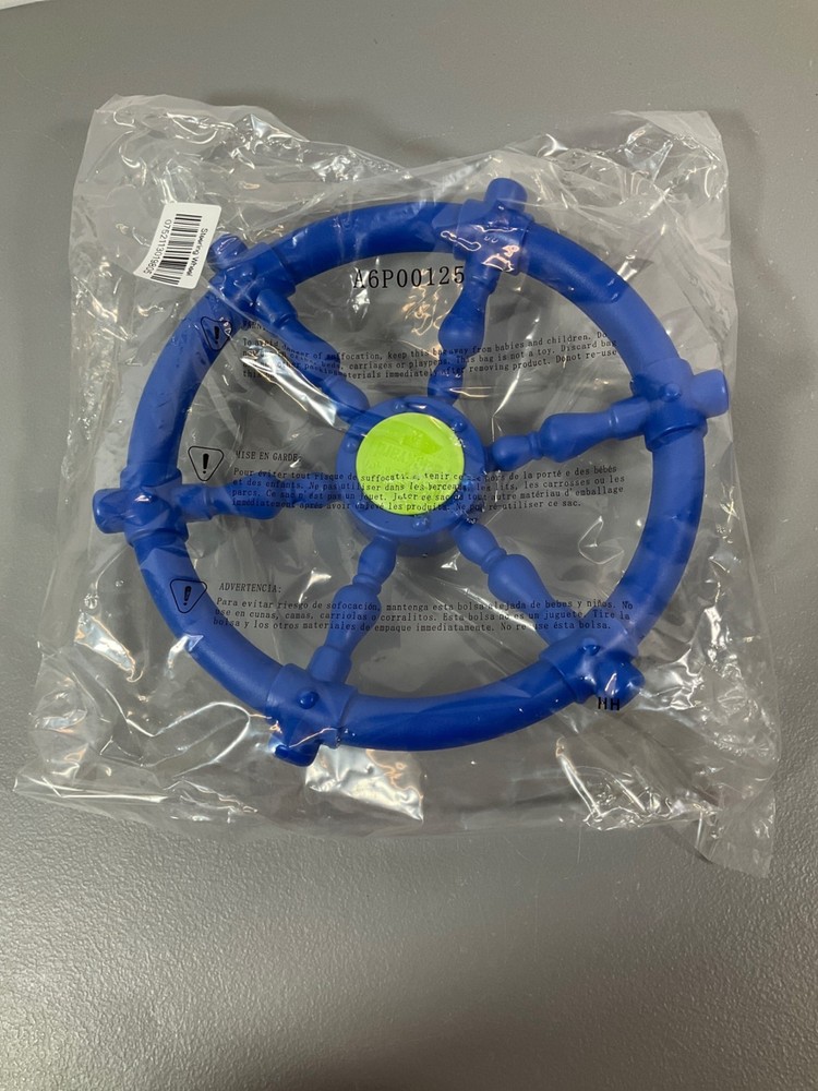 Backyard Discovery Premium Steering Wheel – Blue and Lime – NO HARDWARE