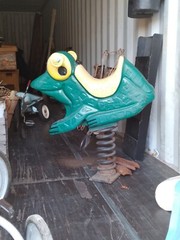Gametime Saddle Mates Frog – Original Paint