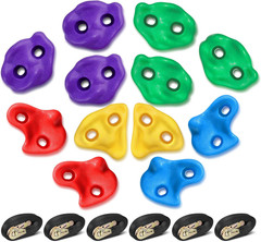 12 Tree Climbing Holds for Kids and Adults Weather Resistant Outdoor Ninja