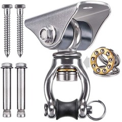 SELEWARE Silent Swing Hanger Heavy Duty Bearing Swing Hooks 1 Pack
