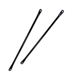 Black Metal Swing Suspension Rods (75.5cm) – 2-Pack Garden Swing Seat Boom