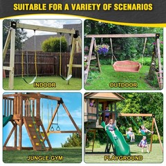 A-Frame 1pcs Bracket Swing Set Bracket for Heavy Duty Swing Set – Includes Mo…