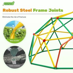 Zupapa 10FT Climbing Dome, Experience Ultimate Fun with The Upgraded Decagonal G
