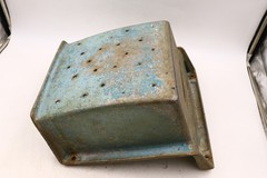 Vintage Metal Playground Swing Seat ~13x13x9″ Blue Valley Ind Mexico PA #2