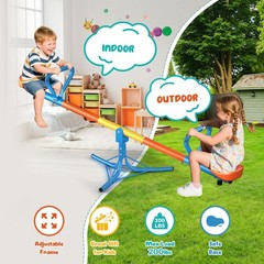 Seesaw -Teeter Totter for Kids Ages 3-8 -Toddler Seesaw with 360° Swivel-Sit …