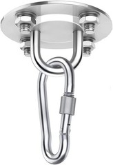 Swing Hanger Set Rotary Swing Fixed Plate Heavy Duty Ceiling Mount 2000lb wit…