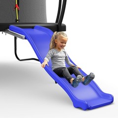 Plastic Trampoline Slide for 8-16FT, Heavy Duty Outdoor Slide for Trampoline,…