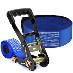 65ft Slackline Kit with High Ratchet, Complete Slack Line Set, Perfect Slackl…