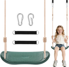 Weatherproof Kids Swing Seat,264Lbs Heavy Duty Tree Swing with Ergonomic Design,