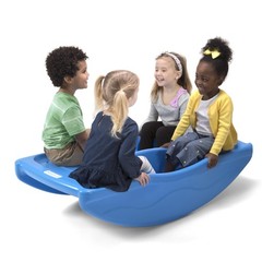 Two Sided Rock and Roll Teeter Totter Seesaw and Climbing Bridge, Fits up to …