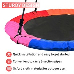Tree Swing,Saucer Flying Swing 40 Inch for Kids,900D Oxford Multicolor