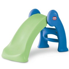Junior Play Slide Green/Blue, 5 ft or less