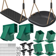 Heavy Duty Swing Set Brackets Including 2 A-Frame Swing Brackets, 4 Swing Leveli