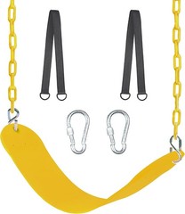 Swing Seat 66″ Heavy Duty Coated Iron Chain Sensory Swing Therapy Swing