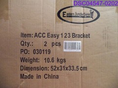 Qty = 1 Box of 2: Eastern Jungle Gym ACC Easy 123 Bracket Green