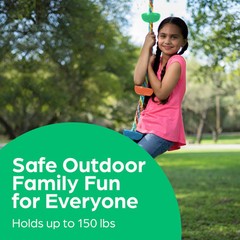 Medium Multicolored Rope Swing with Climbing Platforms and Disc Seat