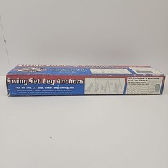 NEW Flexible Flyer Swing Set Leg Anchors Model 30117 Fits Any Steel Swing Set