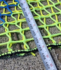 AONEKY Playground Net 9′ x 9′ Multicolor Kids Climbing Cargo Net Double Layer