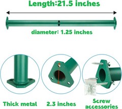 15 Set Metal Monkey Bars Ladder Rungs Set for Backyards Playground and Children