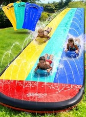 XL 20Ft Premium Slip and Slide with 3 Bodyboards, Heavy Duty Water Slide-
