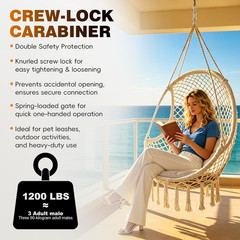 Swivel Ring Double Ended Hook, Heavy Duty Stainless Steel, 1000 lbs Load, Indoor